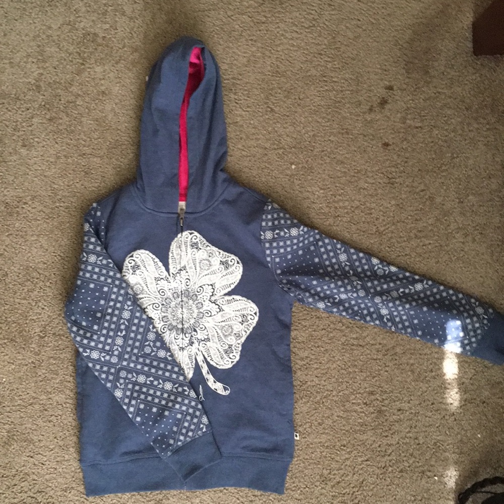 Lucky Brand Hooded Sweat Shirt